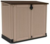Keter Arcón Store It Out Midi (L x An x Al: 132 x 71,5 x 113,5 cm, Beige/Marrón)