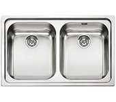 Smeg Fregadero encastrable SP792-2 (50 x 79 cm, Acero inoxidable)