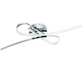 Eglo Plafón LED Symphonie (20 W, L x An x Al: 69 x 26 x 13 cm, Cromo)
