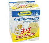 Humydry Pack deshumidificador Duplo 3+1 (Limón, 3 ud.)