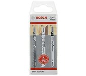 Bosch Juego de hojas de sierra de calar Wood (Madera, 15 pzs., Vástago en T)