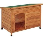 caseta de madera para perro TECHO PLANO COPELE grande