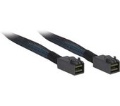 1m 2xSFF 8643 Negro, Azul, Cable