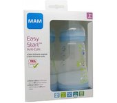 Mam Biberon Anticolico 260 ml Azul Pack Duplo