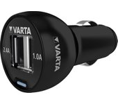 Cargador VARTA 57931101401 2xUSB 12V + Cable USB Coche