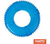 Tootoy! Donut disc Blue Frisbee Resistente Azul para perros
