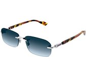 Gafas De Sol Gucci Gg 1221s 007 Plata   Havana