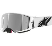 Alpinestars Supertech Corp Absolute Vision Mirror Gafas de Motocross blancas - Negro Blanco (un tamaño)