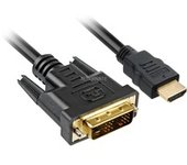 4044951009060 adaptador de cable de vídeo 3 m HDMI DVI-D Negro