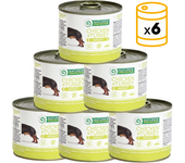 6x200 Gr Nature´s Protection Turkey & Lamb Comida Húmeda Para Perros Pequeños