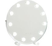 Flamingueo Espejo Maquillaje Con Luz Redondo 11 Led 3 Modos De Luz Control Táctil