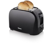 Tostadora Tristar BR-1025 800W 2 Ranuras Cortas Negra Plástico Bandeja Extraíble