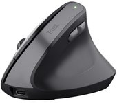 Trust Bayo II Ratón Vertical Inalámbrico Óptico para Mano Derecha 2400 DPI Negro