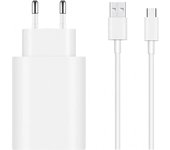 Vivo Cargador de Red Carga Rápida Flash Charge 44W 4A + Cable USB-A a USB-C Blanco