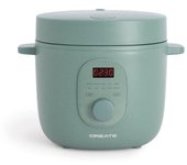 Create Rice Cooker Studio Arrocera Eléctrica de 2L con Cesta Vaporera Verde Sage