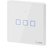Interruptor inteligente Sonoff T0EU3C triple vía control táctil Wi-Fi Alexa Google Home
