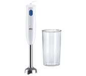 Batidora de inmersión Braun 450W Azul/Blanco cuchilla acero inoxidable tazón 0,6L