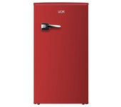 Frigorífico VOK Retro 84cm 85L E Rojo Puerta Reversible Cool Zone LED Silencioso