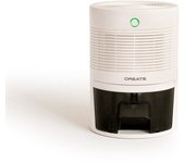 Deshumidificador Create compacto ultrasilencioso 600ml 300ml/día autoapagado LED
