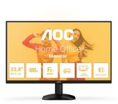 Monitor AOC 24″ 1080p 100Hz VA Adaptive Sync sin marco Flicker Free Low Blue Light