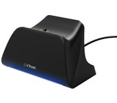 Soporte de carga Trust GXT 255 PS5 LED multicolor antideslizante USB-C DualSense