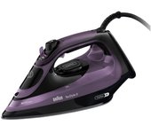 Plancha de vapor Braun SI9661VI 3100W ActiClean iCare FreeGlide 3D 330ml Violeta