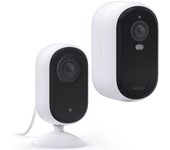 Pack Arlo Essential Cámara de Seguridad 2K para Exteriores + Cámara para Interiores
