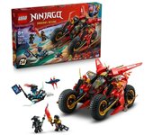 Set LEGO Vehículo de Combate Ninja 71844 Ninjago 3 en 1 561 Piezas 6 Minifiguras