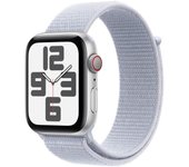 Smartwatch Apple Watch SE GPS + Cellular 44mm OLED 32GB Aluminio Plata Correa Azul