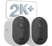 Cámara IP Arlo Pro 5 2K+ WiFi Interior/Exterior Kit doble batería visión nocturna