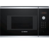 Bosch BEL523MS0 Microondas Integrable con Grill 20L 800W Acero Inoxidable