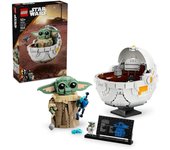 Lego Star Wars Grogu Con Aerocuna: Figura Articulada Y Baby Yoda De Juguete 75403