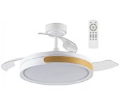 Ventilador led aspas plegables nemi cct dim (72w)