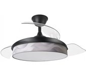 Ventilador led aspas plegables moda mini ola (72w)