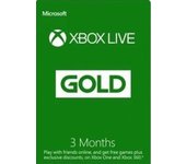 Suscripción Xbox Live Gold 3 Meses