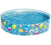 Bestway piscina infantil rigida pvc mar 122x25 cm +2 años jardin 55028