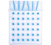 Bestway colchoneta doble hinchable vasos 193x142 cm playa y piscina 43055