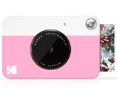 KODAK Printomatic Cámara digital instantánea - Fotos de calidad en papel fotográfico adhesivo Zink 2x3" - 5MP, portátil, regalo creativo para cumpleaños, Navidad, fiestas - Rosa