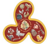 Cerdá- Juguete para Perro Boomerang Harry Potter 23.0 X 23.0 X 3.0 Cm (2800001636)