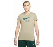 Camiseta de Manga Corta Mujer Nike Liverpool FC Marrón L