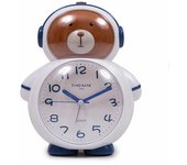 Reloj-despertador analógico timemark oso astronauta multicolor plástico