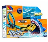 MOLTO | Pista de Coches Shark con Doble Looping, un Coche y 6 Accesorios | Looping Track 360 Grados | Parking de Juguete | Juguetes Educativos para el Desarrollo de Niños | A Partir de 3 Años