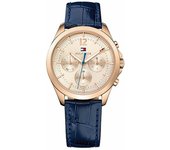 Reloj para mujer Tommy Hilfiger 1781703, mecanismo de cuarzo, diseño con varias esferas, correa de piel.