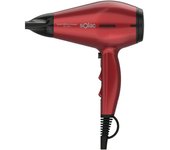 Solac - Secador de pelo profesional Expert 2400 Ion-Compact | 2400W | 6 temperaturas y velocidades | Ion-Power | Golpe aire frío | Diseño ultra compacto | Accesorios: Concentrador + Difusor | Rojo