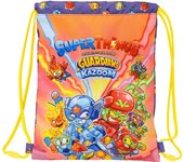 Safta-S4306436 Saco Plano Junior Superthings Guardians of Kazoom 26X34X1Cm, Dibujo Animado, Multicolor, Talla única (612270855)
