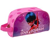 Safta-812202824 Neceser Adapt. A Carro Ladybug 26X16X9Cm, Multicolor (812202824)