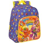 Safta-S4306431 Mochila Infantil Adapt.Carro Superthings Guardians of Kazoom 27X33X10Cm, Dibujo Animado, Multicolor, Talla única (612270524)