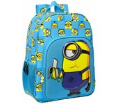 Mochila Safta Escolar Niños de Minions Minionstatic, 330x140x420 mm