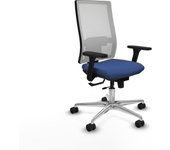 Horna traslack malla blanca bali azul marino brazos 3D base aluminio ruedas 65mm nailon