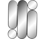 Espejo de pared dkd home decor negro multicolor metal 30 x 40 cm 91 x 2 x 120 cm
